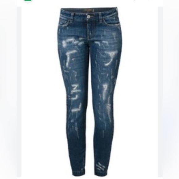 Dolce & Gabbana Denim Pretty Ripped Distressed Ankle Skinny Jeans 40/4 - Picture 2 of 12